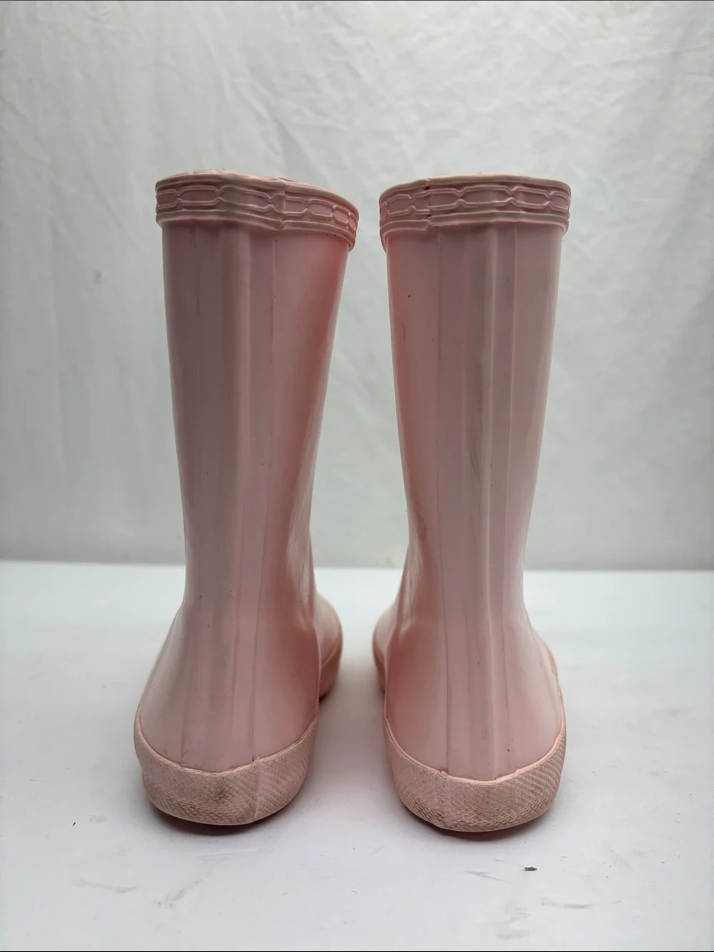 Hunter Kids Pink Rain Boots, SZ 9 toddler girl, 2(BA)